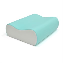 Наволочка на ортопедическую подушку Memory Foam Classic L/XLцвет зеленый/белый 1