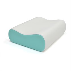 Наволочка на ортопедическую подушку Memory Foam Classic L/XLцвет белый/зеленый 1