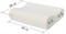 Размеры ортопедической подушки Memory Foam Classic Размеры ортопедической подушки Memory Foam Classic